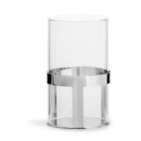 Lampion Hold mały, srebrny