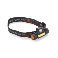 Latarka czołowa COB FRENTE czarny