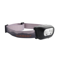 Latarka czołowa HERLEN Schwarzwolf, szary