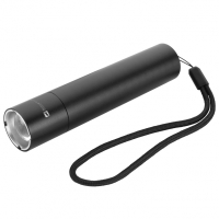 Latarka z możliwością ładowania ZAGROS Schwarzwolf, czarny