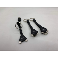 LED ME CHARGE - Przewód do ładowania 3w1, podświetlane logo