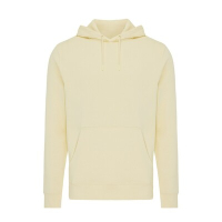 Lekka bluza z kapturem Iqoniq Rila, bawełna z recyklingu żółty