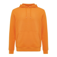 Lekka bluza z kapturem Iqoniq Rila, bawełna z recyklingu pomarańczowy