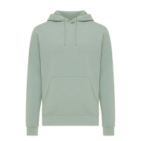 Lekka bluza z kapturem Iqoniq Rila, bawełna z recyklingu zielony