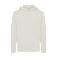 Lekka bluza z kapturem Iqoniq Rila, bawełna z recyklingu biały