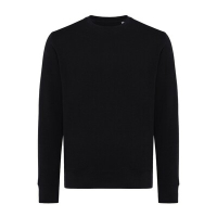 Lekki sweter Iqoniq Etosha, bawełna z recyklingu czarny