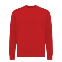 Lekki sweter Iqoniq Etosha, bawełna z recyklingu czerwony