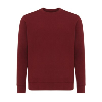 Lekki sweter Iqoniq Etosha, bawełna z recyklingu czerwony