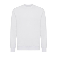 Lekki sweter Iqoniq Etosha, bawełna z recyklingu biały