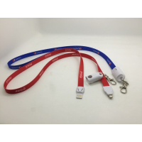 LENNY C - Smycz z przewodem do ładowania