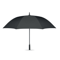 LLUVIA - 27-cal wiatroodporny parasol, Czarny
