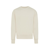 Luźna bluza z bawełny z recyklingu Iqoniq Kruger neutralny