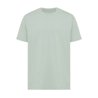 Luźna koszulka Iqoniq Kakadu, bawełna z recyklingu zielony