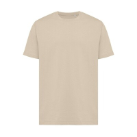 Luźna koszulka Iqoniq Kakadu, bawełna z recyklingu beżowy
