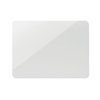 MAGREC 75 - Prostokątny magnes z PVC, Bialy