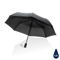 Mały parasol automatyczny 21" Impact AWARE™ rPET czarny