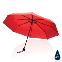 Mały parasol manualny 21" Impact AWARE rPET czerwony