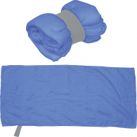 Mały ręcznik z mikrofibry 160 g/m² HUGH, niebieski