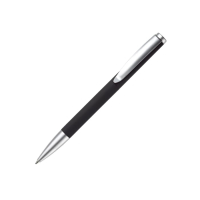 Metalowy długopis Modena miękki dotyk, czarny