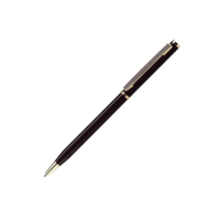 Metalowy długopis Slim, czarny