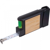 Miara 3-metrowa z poziomnicą HALIFAX, czarny