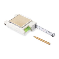 Miara 3m ze słomy pszenicznej, poziomica, notatnik, długopis neutralny