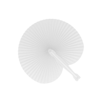 Mini sk?adany wentylator r?czny, biały