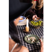 Miska LORI M, zielony/beżowy