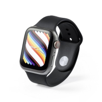 Monitor aktywności, bezprzewodowy zegarek wielofunkcyjny czarny