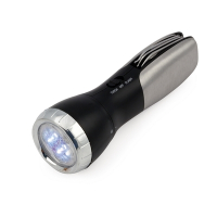 Narzędzie wielofunkcyjne 12 el., latarka 4 LED czarny