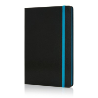 Notatnik A5 Deluxe niebieski, czarny