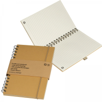 Notatnik A5 w linie, beżowy