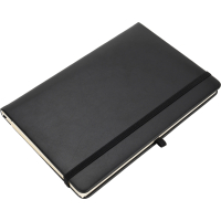 Notatnik A5 w linie, czarny