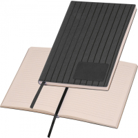 Notatnik A5 w linie z trzciny cukrowej STANLEY, czarny