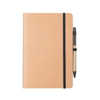 Notatnik A5 z długopisem czarny