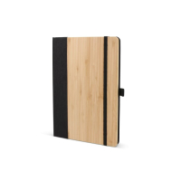 Notatnik bamboo & R-PET A5, czarny