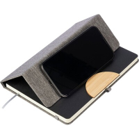 Notatnik ok. A5 RPET czarny