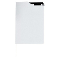 Notatnik ok. A5 z długopisem biały