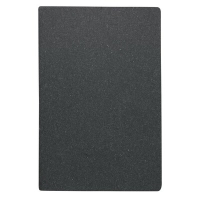 Notatnik ok. A5 ze skóry z recyklingu czarny