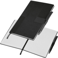 Notes A5 w linie z długopisem MERSIN, czarny