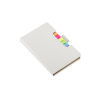 Notes z karteczkami samoprzylepnymi STIKLO A6 biały