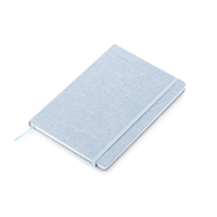 Notes z recyklingowanej bawełny BIVELLO A5 błękitny