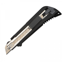 Nóż do kartonu CrisMa, czarny