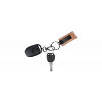 OAKY CHAIN L - Brelok do kluczy wykonany z korka i metalu