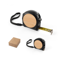 ODENSE V. Taśma o długości 5 metrów wykonana z ABS pochodzącego z recyklingu (100% rABS) i bambusa