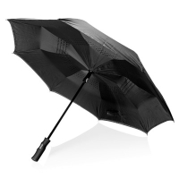 Odwracalny parasol automatyczny 23" Swiss Peak czarny
