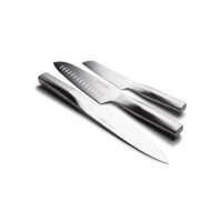OJ Knife Set Steel 3pack, srebrny