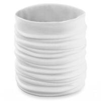 Osłona na twarz i szyję, komin biały