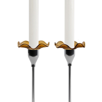 Osłonki na świecę VIVA 2-szt, bursztynowy