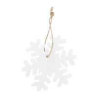 Ozdoba choinkowa RPET, płatek śniegu